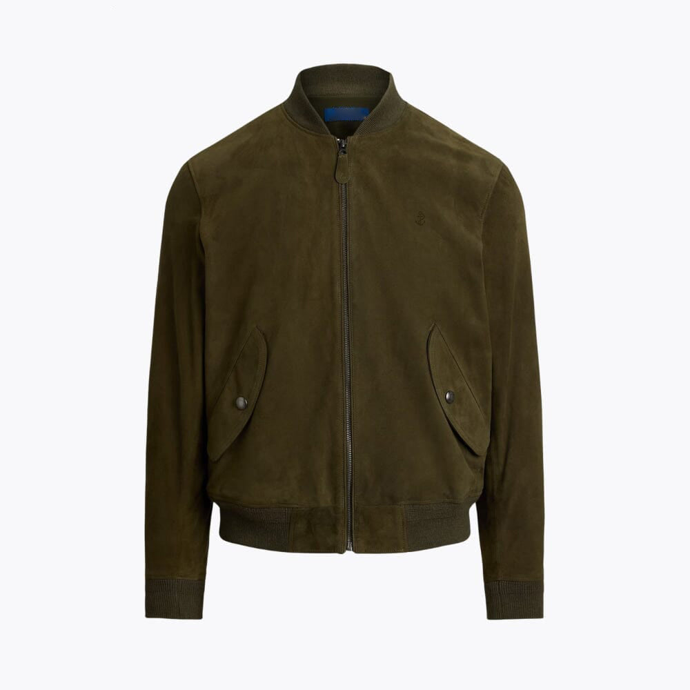 The Saint-Tropez Suede Bomber