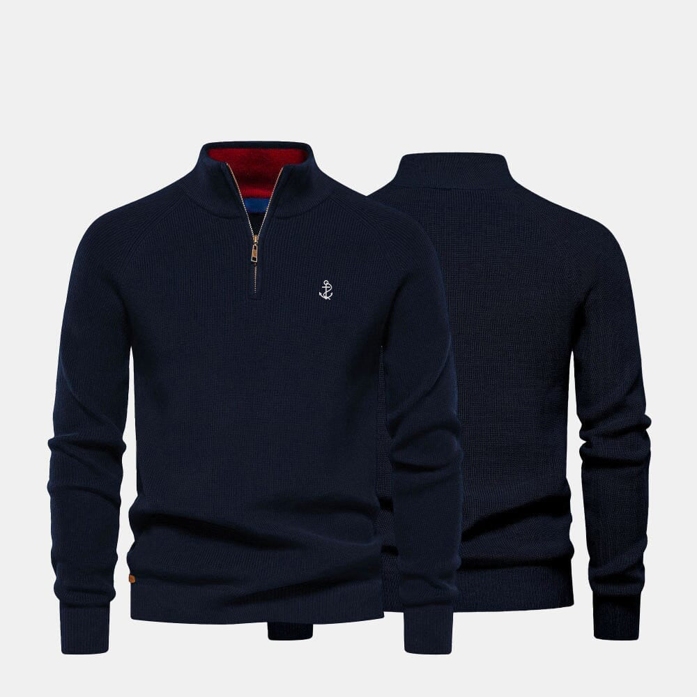 The Camogli Zip-Neck Sweater