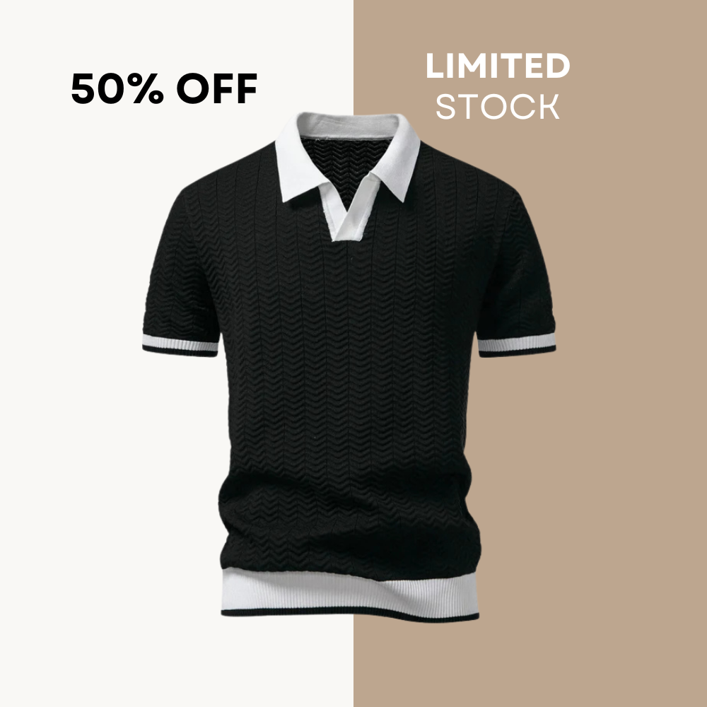 50% OFF | Prestige Contrast Polo Shirt – Italian Edition