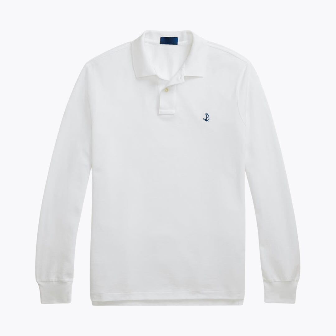 The Comporta Long-Sleeve Polo