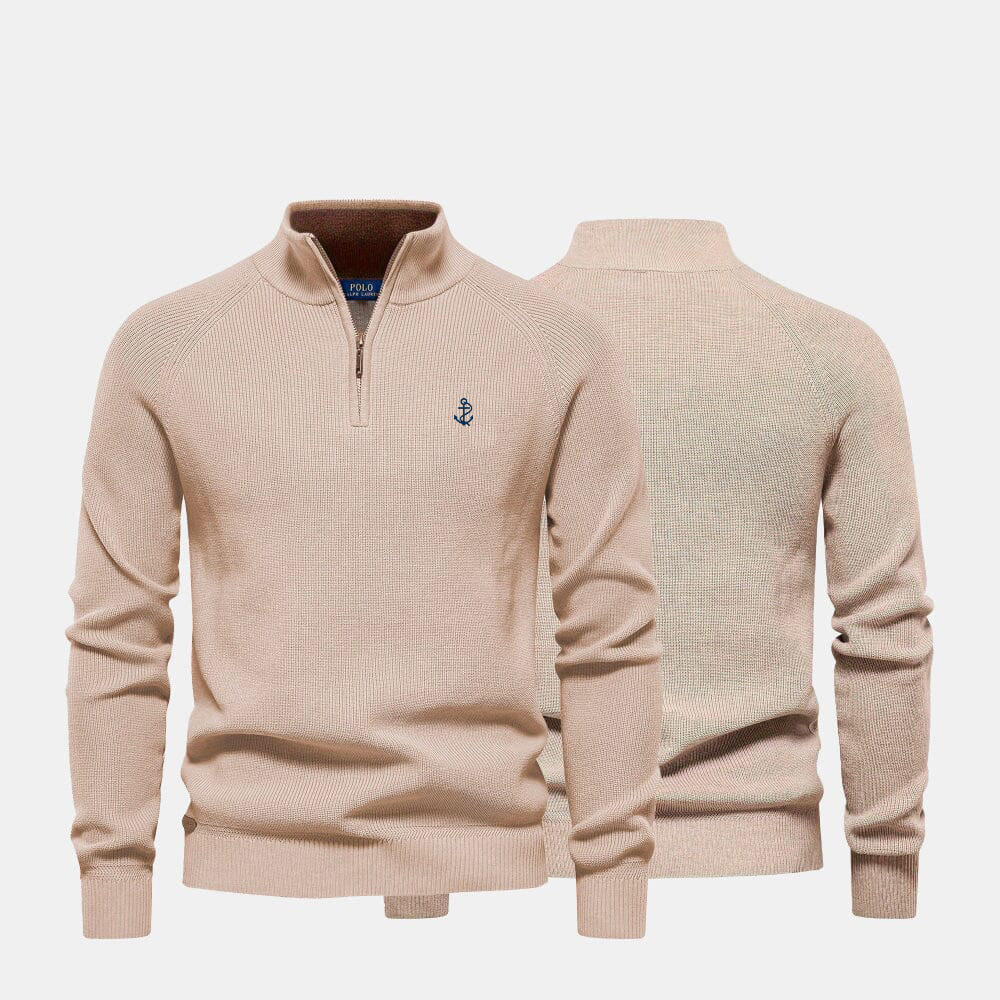 The Porto Zip Knit