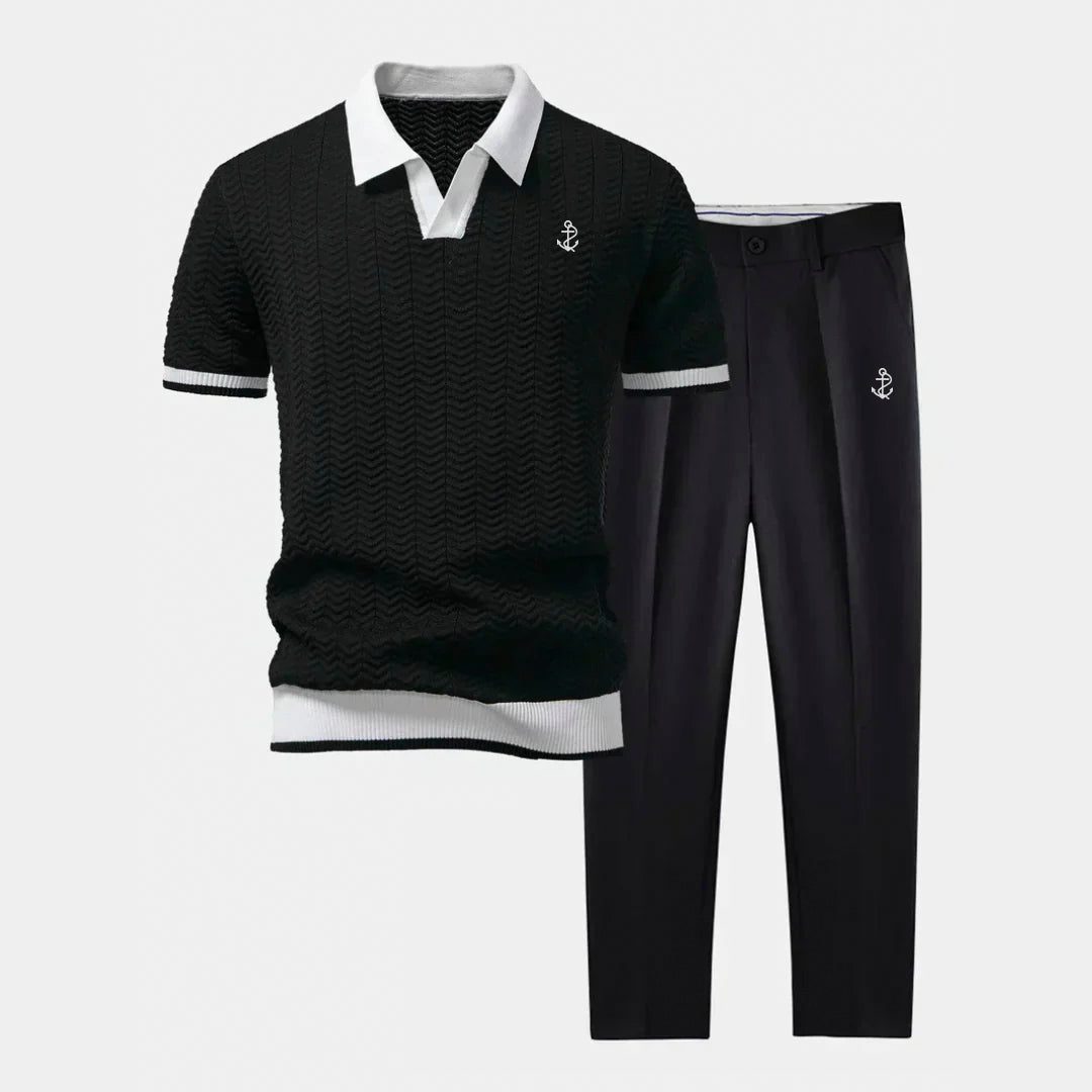 The Villefranche Polo & Trouser Set