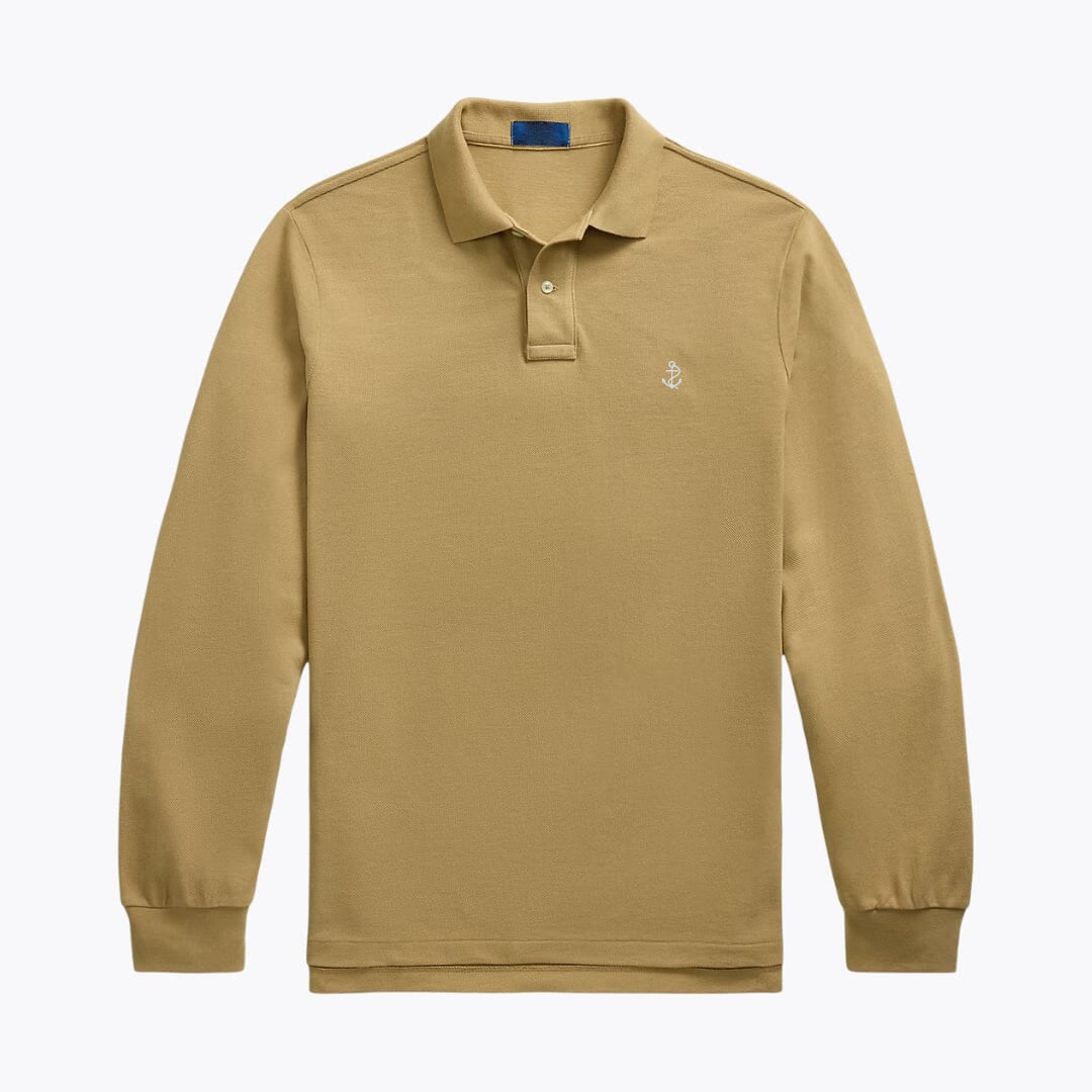 The Comporta Long-Sleeve Polo