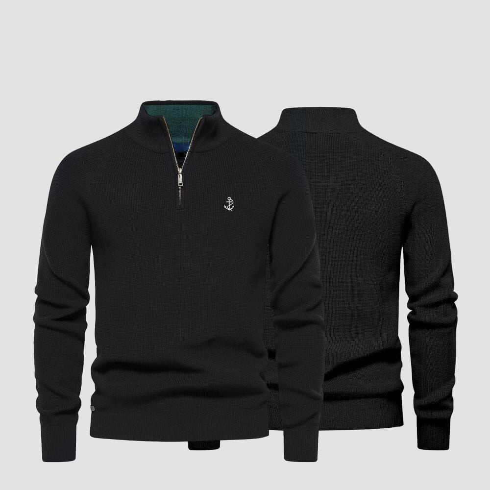 The Camogli Zip-Neck Sweater