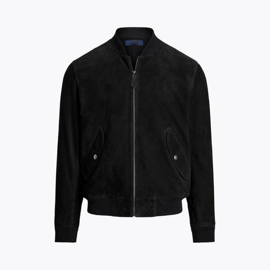 The Saint-Tropez Suede Bomber