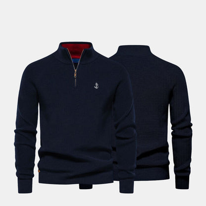 The Camogli Zip-Neck Sweater