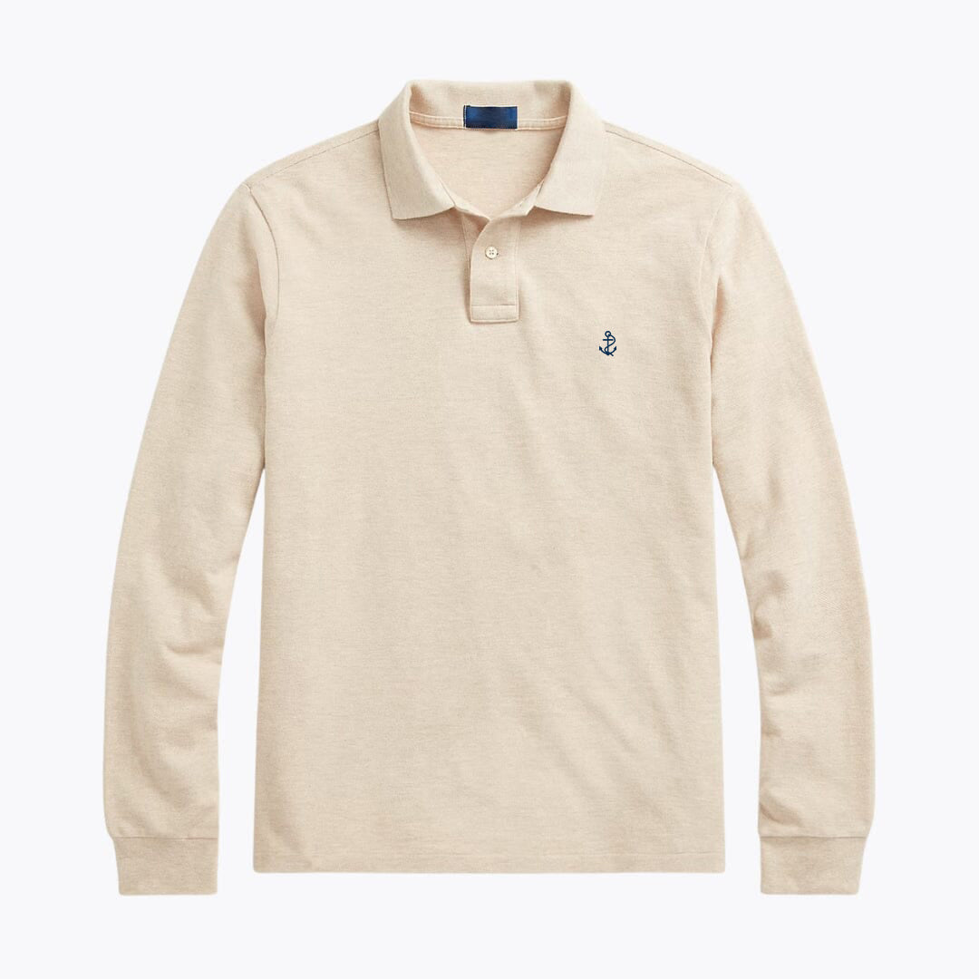 The Comporta Long-Sleeve Polo