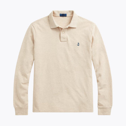 The Comporta Long-Sleeve Polo