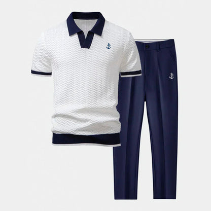 The Villefranche Polo & Trouser Set