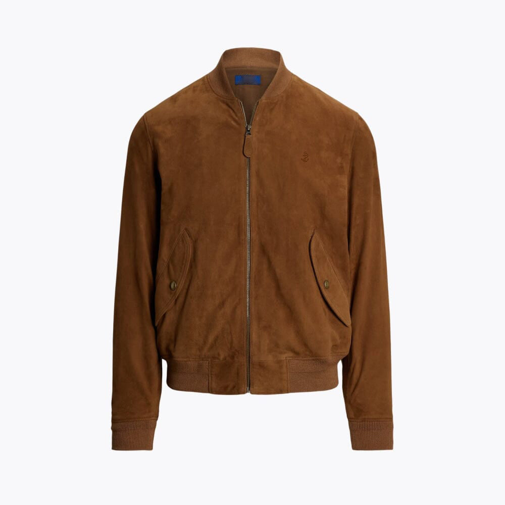 The Saint-Tropez Suede Bomber