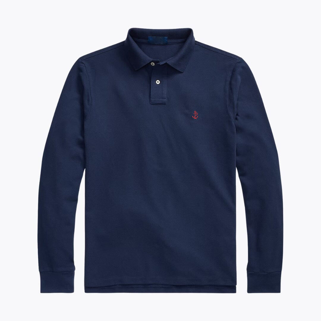The Comporta Long-Sleeve Polo