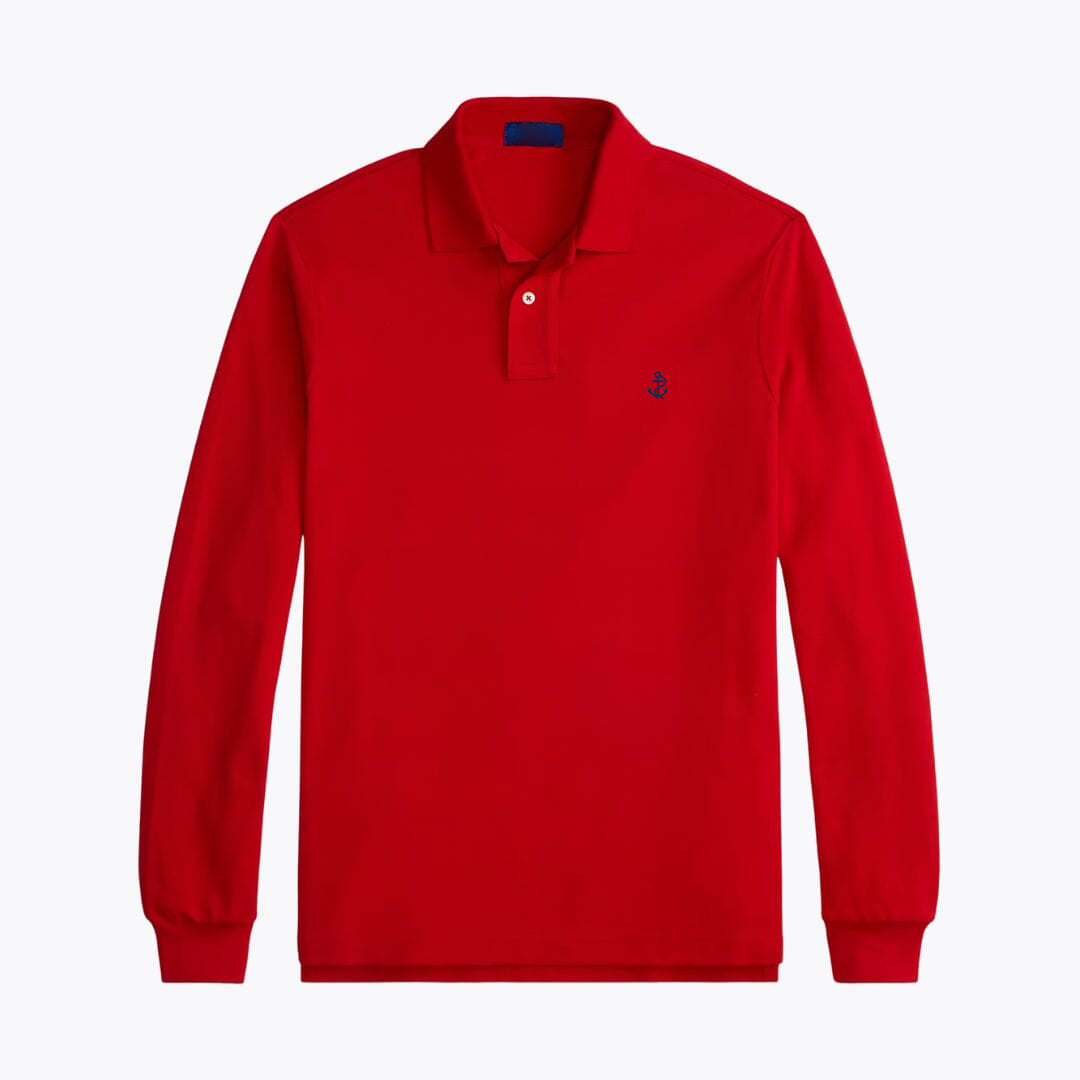 The Comporta Long-Sleeve Polo