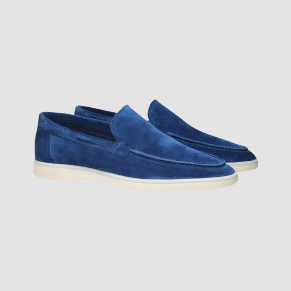 Old Money Old Money Frosted Suede Pedal Loafers