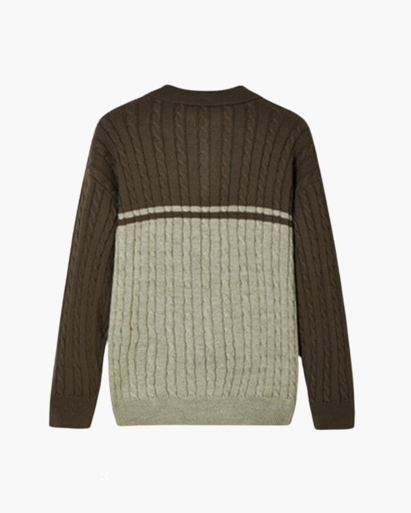 Polo Neck Sweater - Premium