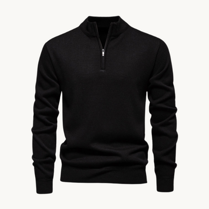 Classic Zip Pullover - Sweater