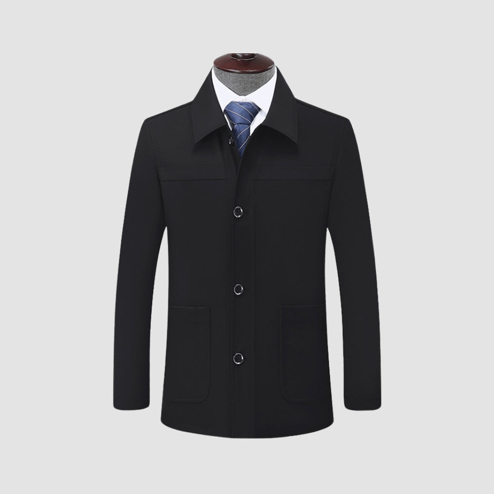 Old Money Lapel Collar Short Coat