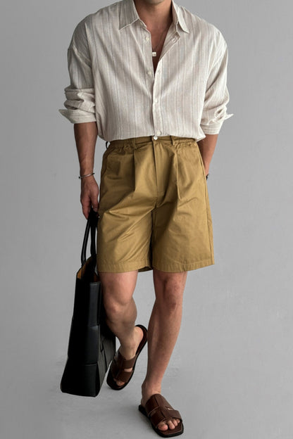 Old Money Striped Non-Iron Sun Protection Shirt
