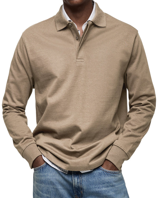Alexandre™ | Casual Long Sleeve Polo Shirt