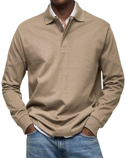 Alexandre™ | Casual Long Sleeve Polo Shirt