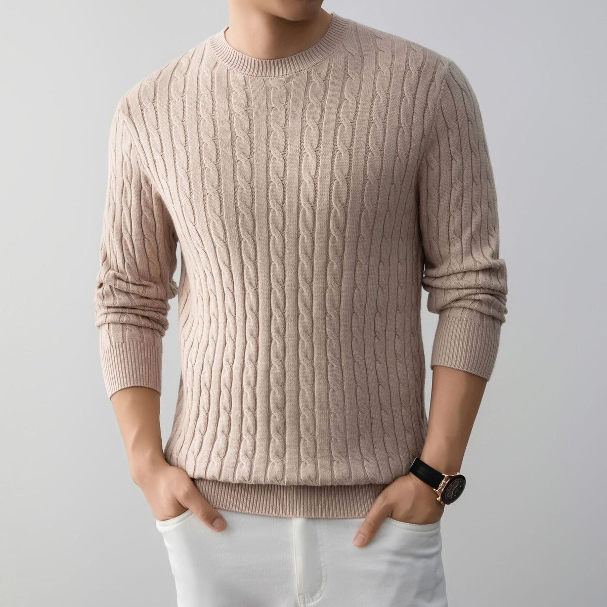 ST. MORITZ Cable Sweater