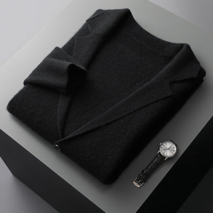 Old Money V-Neck Pure Cashmere Wool Cardigan
