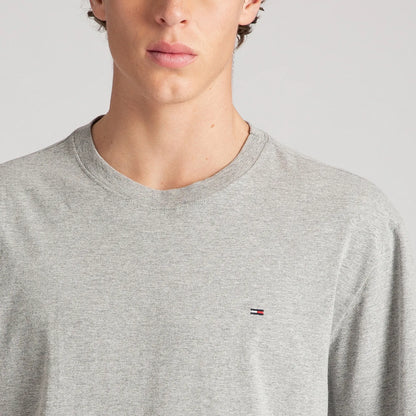 Classic Slim C-Neck T-Shirt   - Light Gray