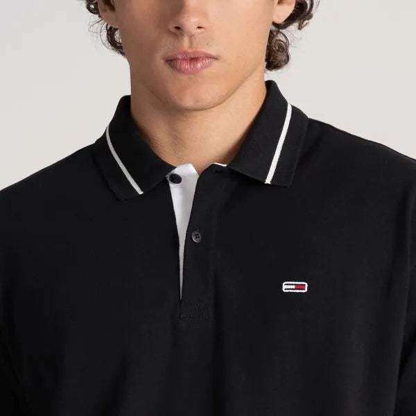 Short Sleeve Polo Shirt - Black