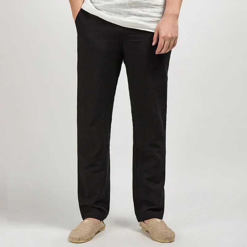 COMO Straight Linen Pants