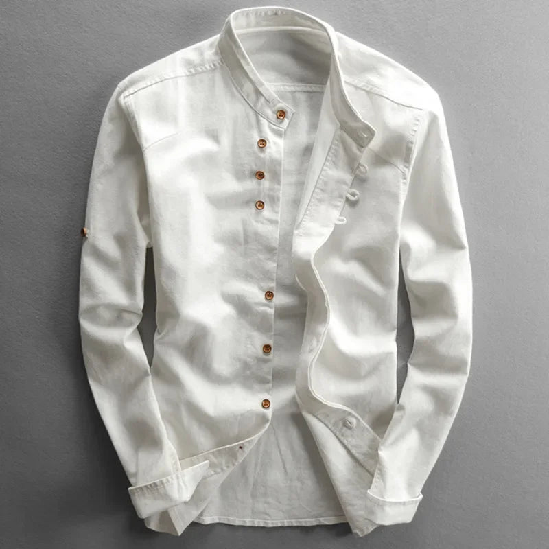 Asuka Japanese Linen Shirt