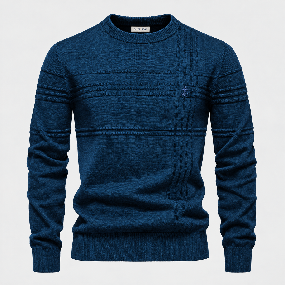 Amalfi Textured Knit - Navy Blue