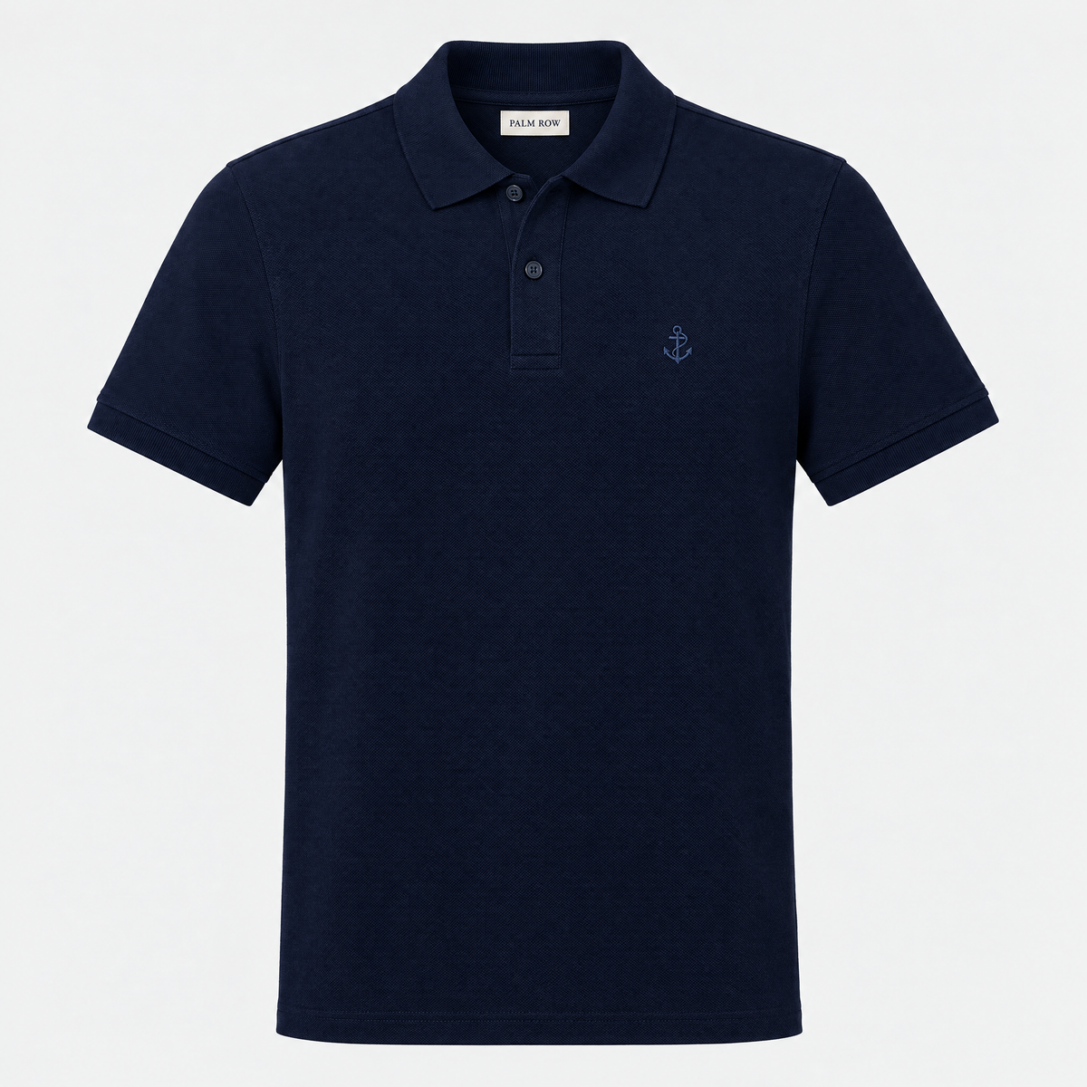Saint-Tropez Piqué Polo - Navy blue