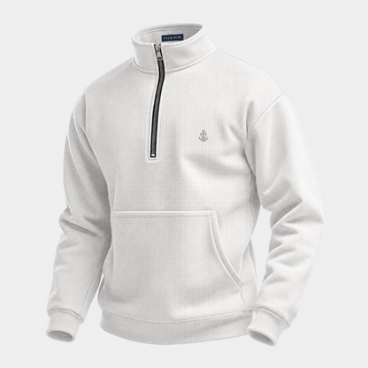 Monaco Half-Zip - Light gray