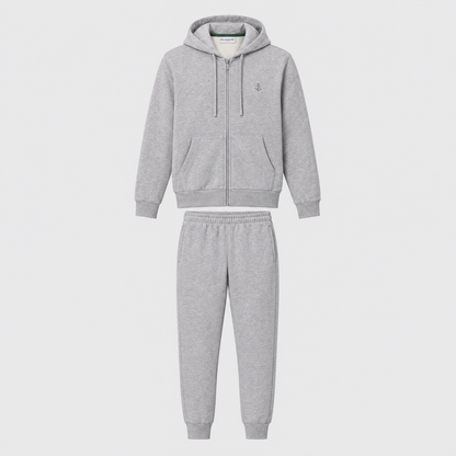 Marbella Hooded Tracksuit - Grey