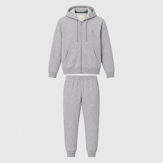 Marbella Hooded Tracksuit - Grey