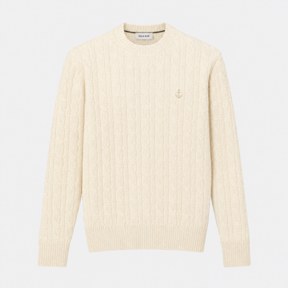 Nantucket Cable Knit - White