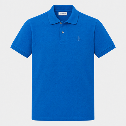 Saint-Tropez Piqué Polo - Blue