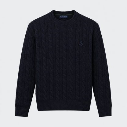 Nantucket Cable Knit - Midnight blue