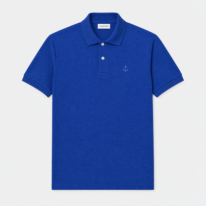 Positano Piqué Polo - Blue