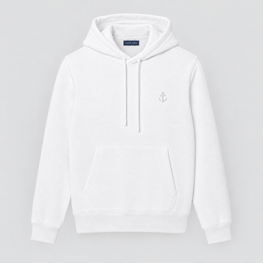 Malibu Fleece Hoodie - White