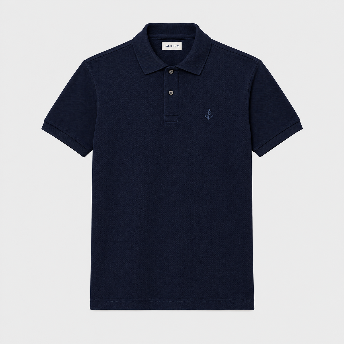 Positano Piqué Polo - Navy Blue