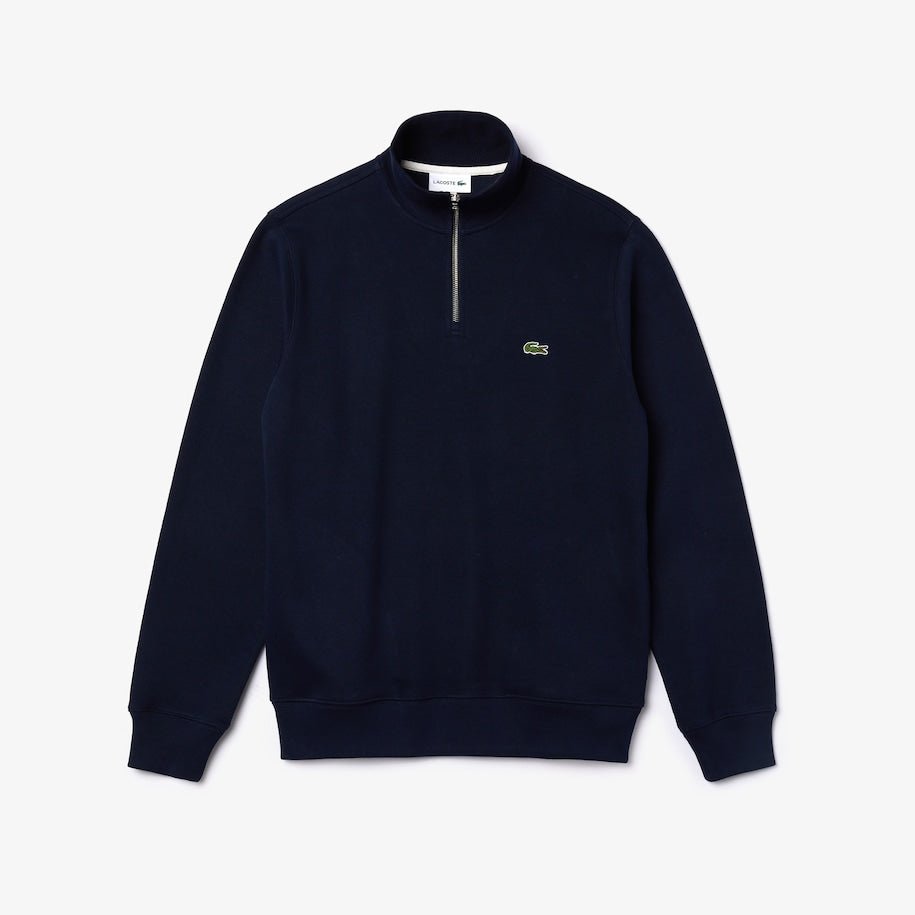 Zippered Stand Up Collar Sweat