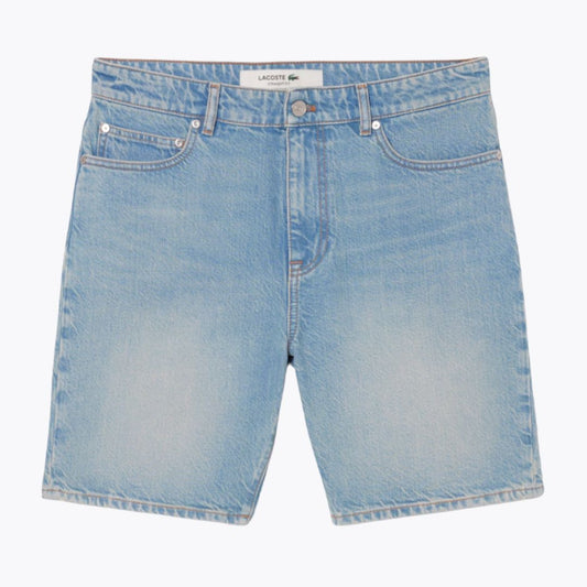 LC Straight Fit Denim Bermuda Shorts