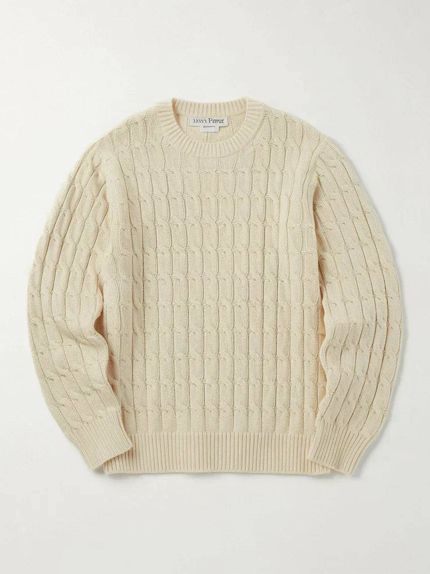 Old Money Cable-knit Pullover