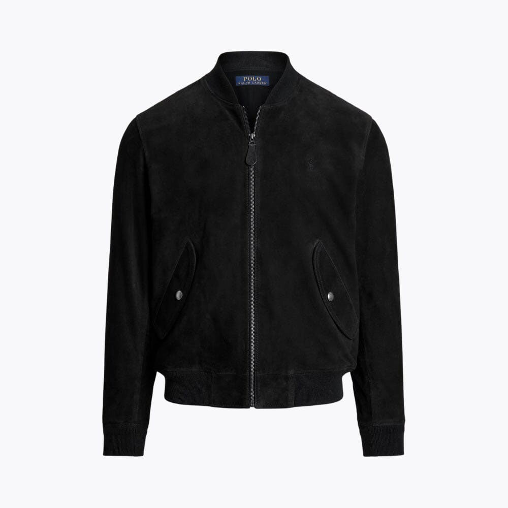 Suede Bomber Jacket