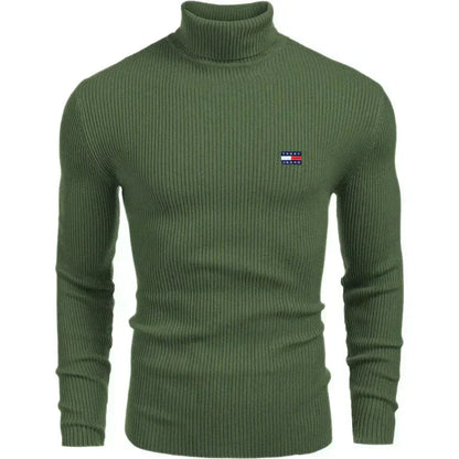 TH Turtleneck Classic Knit Sweater